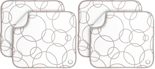 Miniatura 8 de Ubbi Tapete de secado de platos de microfibra, tapete de secado de biberones, tapete para encimera de cocina, paquete de 2