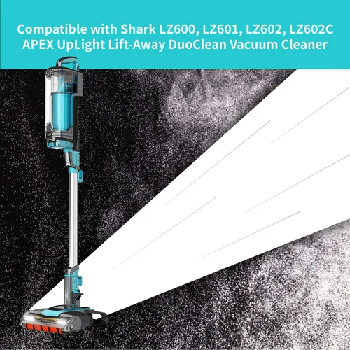Miniatura 2 de Leemone Piezas de repuesto para aspiradora Shark LZ600 LZ601 LZ602 LZ602C APEX UpLight Lift-Away DuoClean, 2 postes Hepa y 2 filtros pre-motor, 4