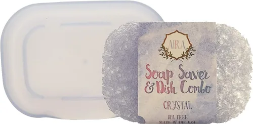 Miniatura 6 de Aira Jabonera - Plato para Jabón y Accesorio de Soporte de Jabón - Portajabones sin BPA para Ducha y Baño - Fabricado en EE. UU. - Drena el Agua
