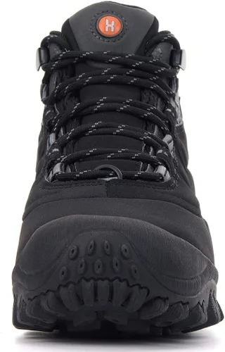Miniatura 4 de Botas de senderismo impermeables Thermator de tiro medio para hombre, botas de senderismo para exteriores, 7