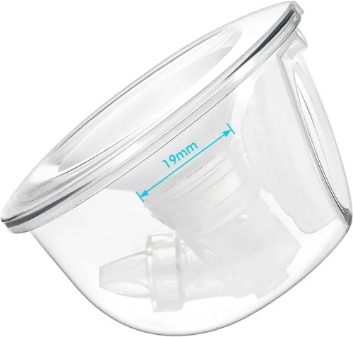Miniatura 13 de Brida de silicona de 0.669 in compatible con extractor de leche portátil Momcozy/Tsrete/Kmaier, escudo/reemplazo de inserto de brida de 0.669 in