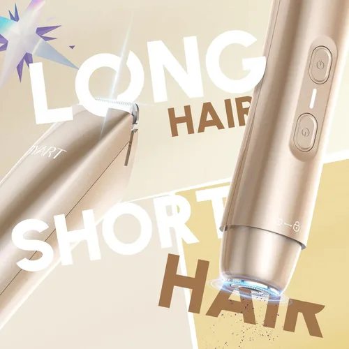 Miniatura 8 de BYART Recortadora de bikini de pelo púbico para mujer, maquinillas de afeitar eléctricas para área privada y piel sensible, afeitadora recargable