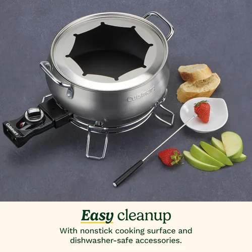 Miniatura 5 de Cuisinart CFO-3SS Fondue eléctrica, 6.12 x 10.50 x 7.00 pulgadas, acero inoxidable cepillado