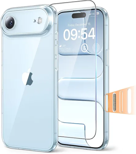Miniatura 91 de TAURI Funda magnética 2 en 1 transparente para iPhone 14 Pro, compatible con Magsafe [no amarillenta] con protector de pantalla, protección de grado