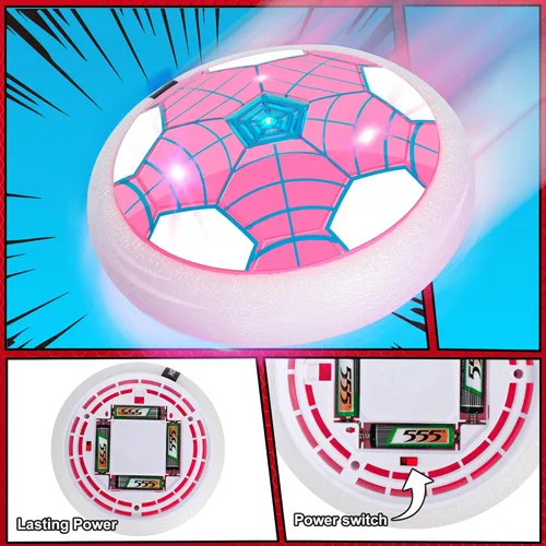 Miniatura 3 de Balón de Fútbol Flotante, Paquete de 2 - Juguetes de Fútbol de Interior para Niños, Juegos Deportivos Geniales para Niños y Niñas, Regalos