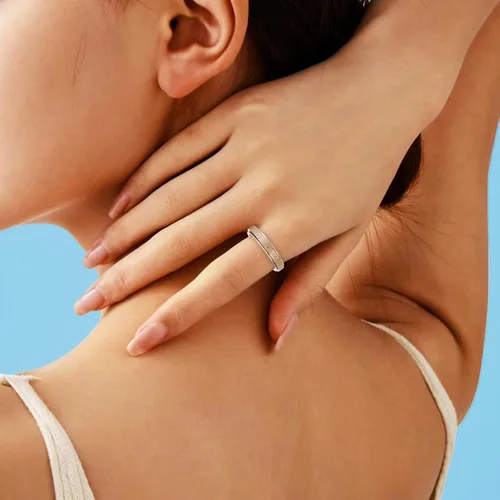 Miniatura 2 de Anillo giratorio para la ansiedad: anillo antiestrés para mujeres, regalo antiansiedad para adolescentes y niños (talla 6-10)