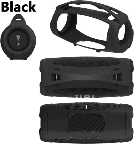 Miniatura 3 de JCHPINE Funda de silicona para altavoz Bluetooth portátil JBL Xtreme 3, soporte protector para JBL Xtreme 3, accesorios de altavoz Bluetooth Negro