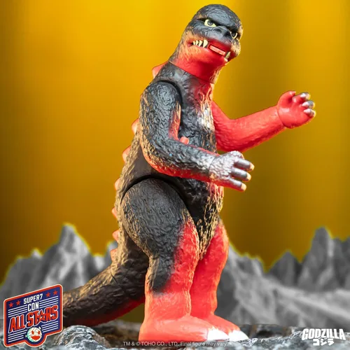 Miniatura 5 de Super7 ¡ULTIMATES! Toho Shogun Godzilla (Rojo Vintage) - Figura de acción de Toho Godzilla de 7" con accesorios, coleccionables de películas