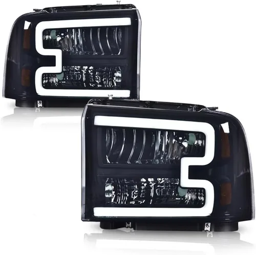 Miniatura 19 de GRAND ORANGE - Juego de faros delanteros, compatible con Ford F250 F350 F450 F550 1999-2004, para Ford Excursion 2000-2004, lado del conductor