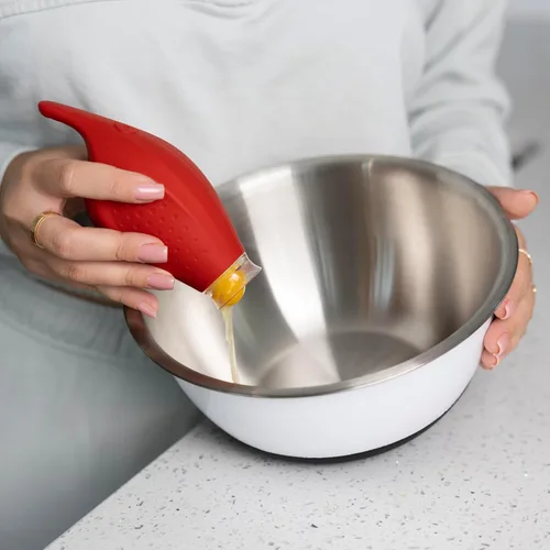Miniatura 5 de Pund'it Gadget para hornear de la aspiradora de huevo, separador de yema de huevo de silicona
