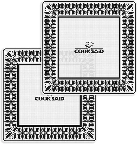Miniatura 12 de Cook's Aid 2 protectores de silicona para placa de inducción de 7.9 pulgadas (magnético) Protector de estufa de inducción resistente al calor a