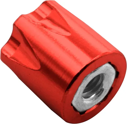 Miniatura 5 de 4 piezas Share Goo Tuerca de rueda de aluminio RC M4, a prueba de polvo para llanta de rueda de auto RC compatible con Traxxas TRX4 Axial SCX10 Rojo