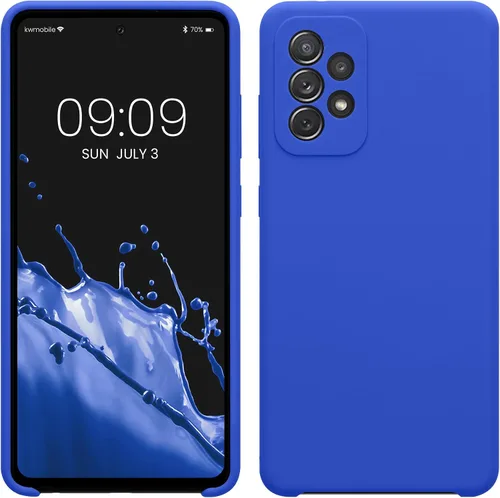 Miniatura 22 de kwmobile Funda Compatible con Samsung Galaxy A14 5G - Funda de teléfono de TPU y silicona con acabado suave - Verde Lima