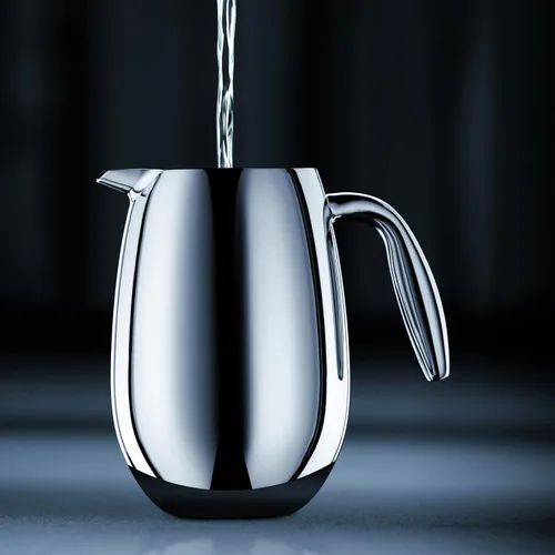 Miniatura 3 de Cafetera de prensa térmica Columbia para tazas de 6 oz de acero inoxidable, Plateado