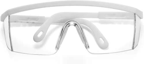 Miniatura 2 de Gafas de protección Niebla Prueba de arañazos Gafas de protección de lente transparente (blanco)