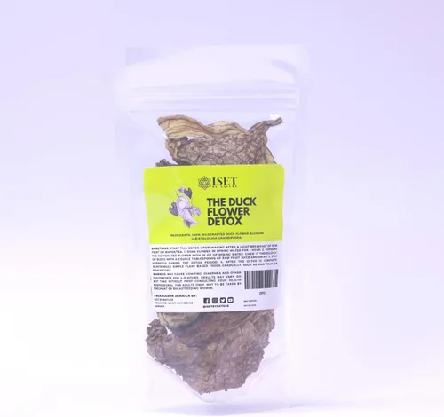 Flor de Pato Detox | 2 Flores Secas Enteras | Planta de Aristolochia grandiflora | Hierba de Jamaica cosechada en la naturaleza