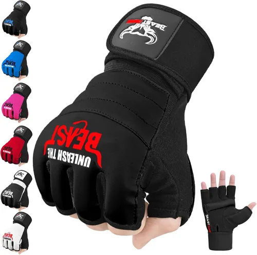 Miniatura 7 de BEAST RAGE Guantes de Taekwondo Karate para Hombres y Mujeres, Guantes de Entrenamiento de Boxeo MMA Kickboxing Sparring Artes Marciales Guantes