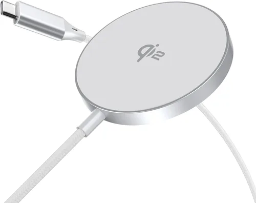 Cargador inalámbrico Qi2 para iPhone, almohadilla de carga magnética de 15 W para iPhone serie 17/16/15/14/13/12, almohadilla de carga inalámbrica