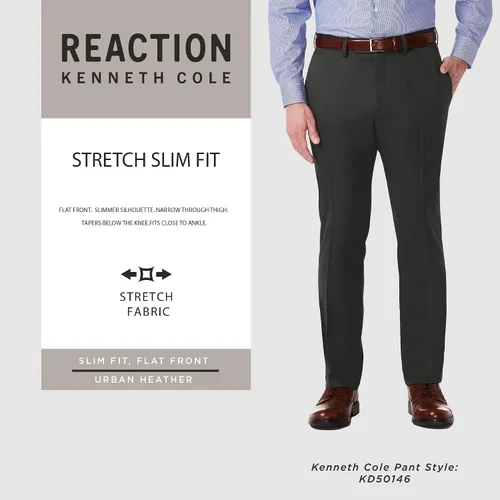 Miniatura 5 de Kenneth Cole Reaction Mens Slim Fit Heather Dress Pant