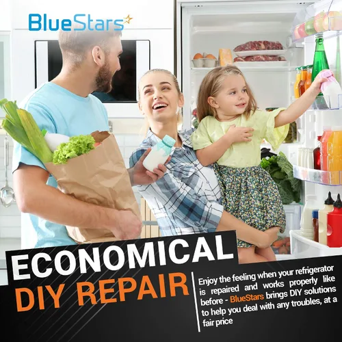 Miniatura 6 de BlueStars - Rejilla de desbordamiento para dispensador de refrigerador 2206670B - Compatible con refrigerador Whirlpool Kenmore - Reemplaza