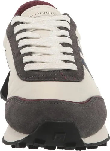 Miniatura 2 de AX ARMANI EXCHANGE Men's Waffle Tread Leather Logo Sneaker