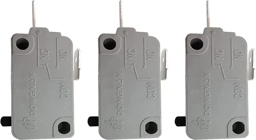 Miniatura 12 de Interruptor de puerta de horno de microondas KW3A 16A 125/250V Interbloqueo de puerta (2 normalmente abiertos y 1 normalmente cerrado)