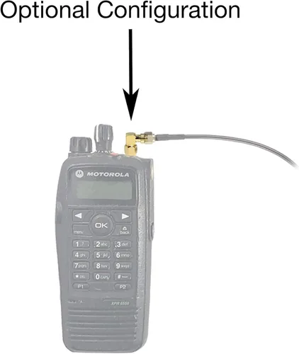 Miniatura 8 de Comm Gear Supply Kit de reubicación de antena táctica, color negro, compatible con radios Sepura Tetra SC21 y SRH Series