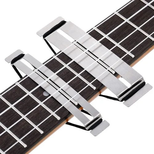 Miniatura 5 de Boao 3 juegos de protector de traste de guitarra, guardias de diapasón, protector de diapasón de acero inoxidable, protector de traste de guitarra