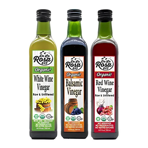 Miniatura 6 de De La Rosa - Vinagre balsámico orgánico y aceite de oliva virgen extra orgánico, 100% puro, vegano, kosher, sin OMG y sin gluten, ideal