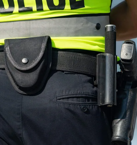 Miniatura 7 de TACNEX Cinturón de servicio con forro de gancho 4 soportes 2" de nylon de seguridad para oficial de policía y aplicación de la ley, cinturón