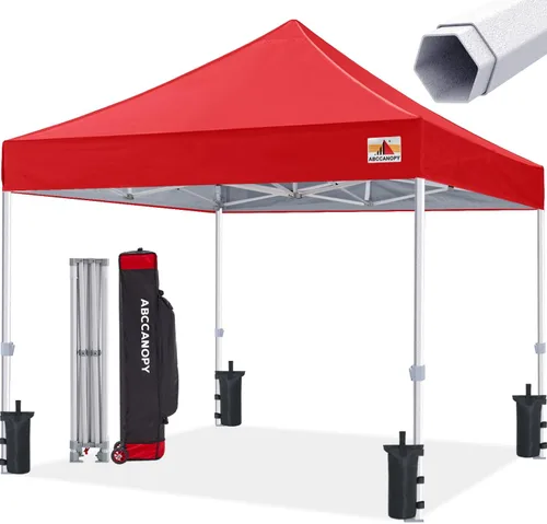 Miniatura 12 de ABCCANOPY Tienda de campaña con toldo emergente comercial 10x10 Serie Premium, Beige