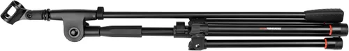 Miniatura 15 de Gator Frameworks Soporte de micrófono trípode ligero con pluma de sección única, (GFW-MIC-1500)