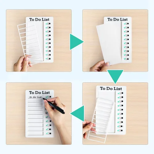 Miniatura 4 de Tabla de Tareas para Niños Múltiples Niños, 2pcs Lista de Tareas Pendientes Tablero de Lista de Verificación (Lista de Tareas Pendientes-2pcs)