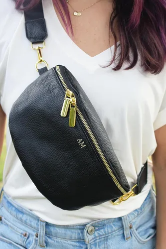 Miniatura 6 de Leather Fanny Pack Crossbody Bags for Women Trendy Sling Bag for Women Small Crossbody Bags for Women Vacation Essentials Handbags Crossbody Purse