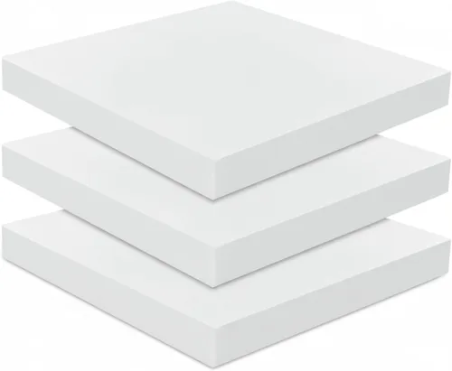 Frienda Paquete de 3 cojines de espuma de alta densidad de 2 x 20 x 20 pulgadas, repuesto de cojín de espuma de corte cuadrado a medida, para silla,
