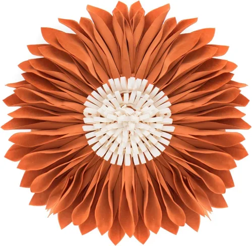 Miniatura 8 de Almohada redonda suave y redonda con forma de girasol, cojín en forma de margarita, hecha a mano, almohada decorativa de flores de felpa suave
