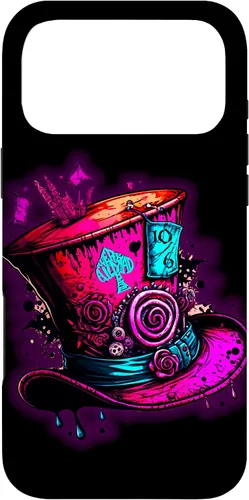 Miniatura 22 de Funda para iPhone 12/12 Pro We're All Mad Here Pink Steampunk Alicia en el país de las maravillas