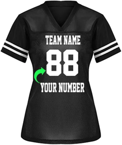 Personaliza tu propia camiseta de fútbol con tu nombre y número de equipo personalizada y personalizada