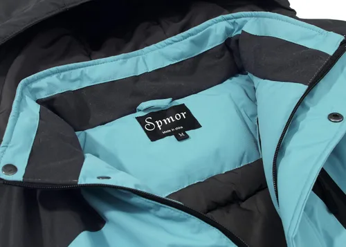 Miniatura 4 de Spmor Chaqueta de esquí impermeable con capucha para hombre, abrigo de snowboard para invierno, resistente al viento, para la nieve