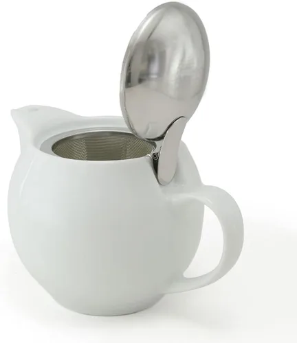Miniatura 2 de ZERO JAPAN - Tetera redonda de 15 oz (450 cc) con tapa SLS e infusor de tomate
