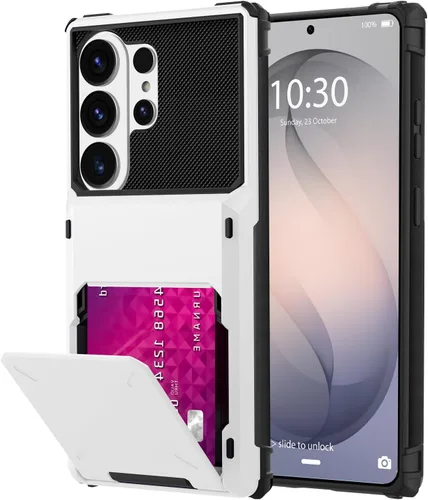 Miniatura 68 de Funda tipo cartera para Samsung Galaxy S22 Ultra con 4 ranuras para tarjetas de crédito a prueba de golpes, funda híbrida de protección reforzada