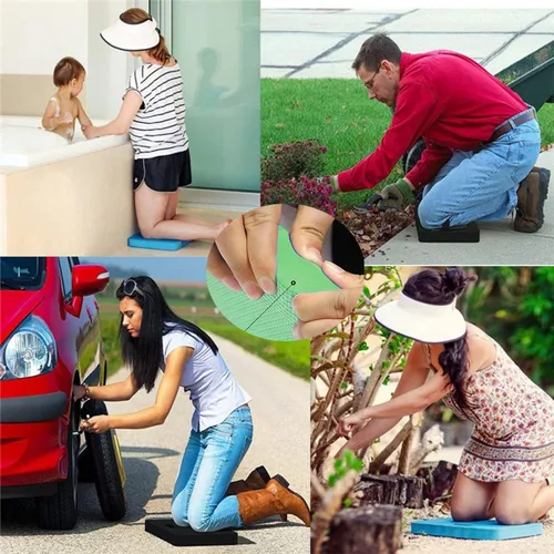 Miniatura 3 de YWSHF 2 piezas Almohadillas de rodillas para jardín, almohadilla de rodillas de espuma impermeable para jardinería, limpieza, baño de bebé, yoga
