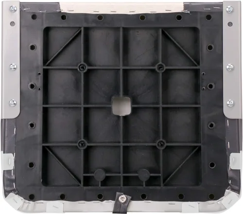 Miniatura 7 de XGEAR Asiento de barco de lujo con respaldo bajo/alto, asiento plegable para barco de pesca C-Bajo Espalda-Blanco/Carbón