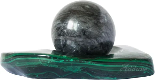 Miniatura 4 de Bolas de Baoding chinas, color gris oscuro, para ejercicio de salud, bolas de mano para el estrés, bolas de mármol para medicina china natural