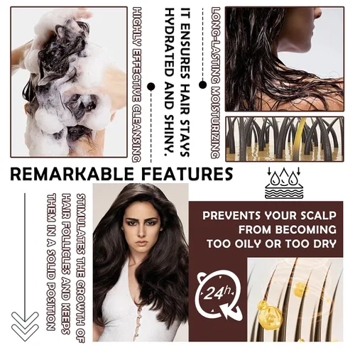 Miniatura 5 de 3 barras de champú para oscurecer el cabello, barra de champú oscuro para cabello gris, jabón de champú para hombres y mujeres