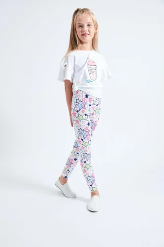 Miniatura 3 de LUOUSE - Leggings elásticos para niñas, pantalones deportivos para niños, longitud al tobillo, 3 paquetes de 4 a 13 años