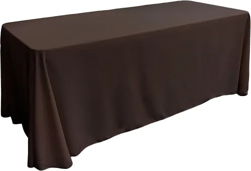 Miniatura 184 de LA Linen Mantel rectangular lavable de popelín de poliéster, resistente a las manchas y a las arrugas, cubierta de mesa 60x84, mantel de tela