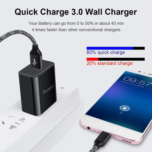 Miniatura 6 de Cargador rápido adaptativo para Samsung Galaxy S26 S25 Ultra S25 FE S24 S23 S22 S22+ S22 Ultra S21 S20 FE S10 A16 A15 A56 A36 A21 A51 A11 Note 20