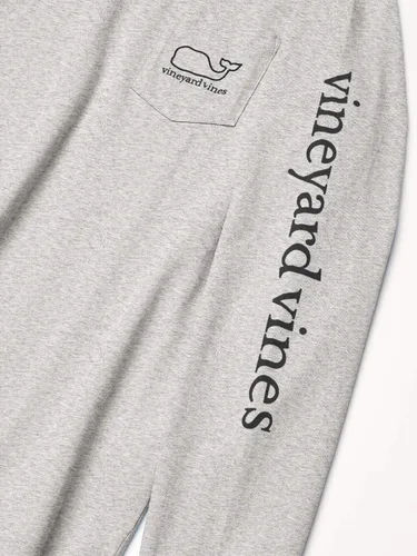 Miniatura 5 de vineyard vines Mens Long Sleeve Modern Whale Pocket T-Shirt