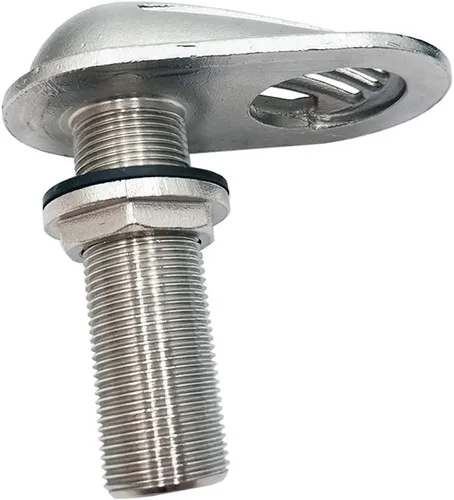 Miniatura 5 de SHENGHUISS 316 Stainless Steel Boat Intake Strainer Threaded Thru-Hull Water Pick-up Inlet Filter Scoop with Rubber Washer Gaskets(1-1/4" & 3/4")